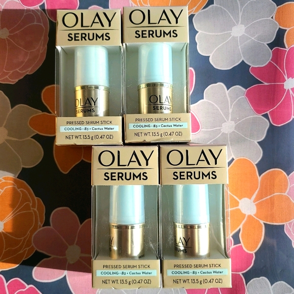 4 Olay Serums Pressed Stick-Cooling